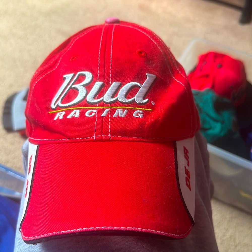 NASCAR “BUD” Dale Earnhardt Red Adjustable Hat